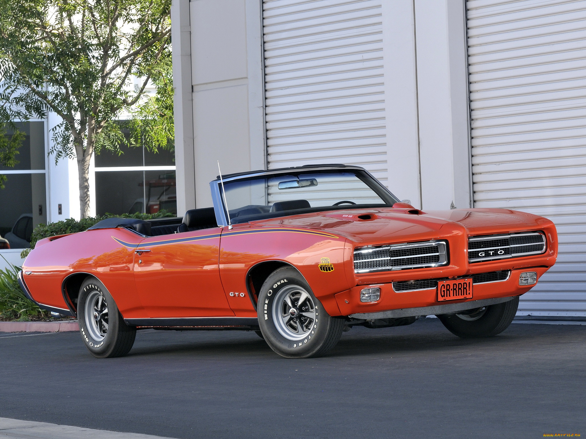 Обои pontiac gto the judge convertible Автомобили Pontiac, обои для